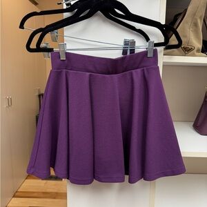 Elegant Purple Women's Skirt
